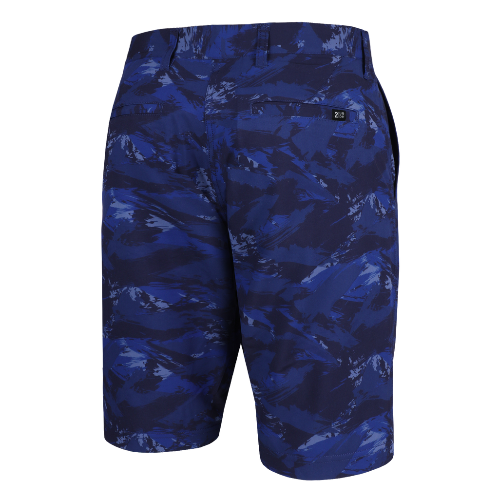 2UNDR Bodhi Short - Blue Storm back