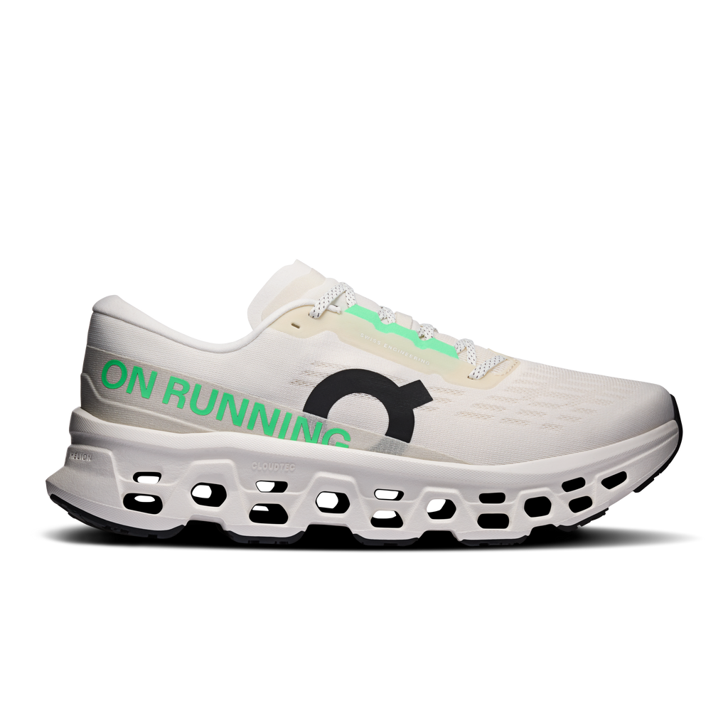 On Men's Cloudmonster 3 Wide - Ivory/Ivory