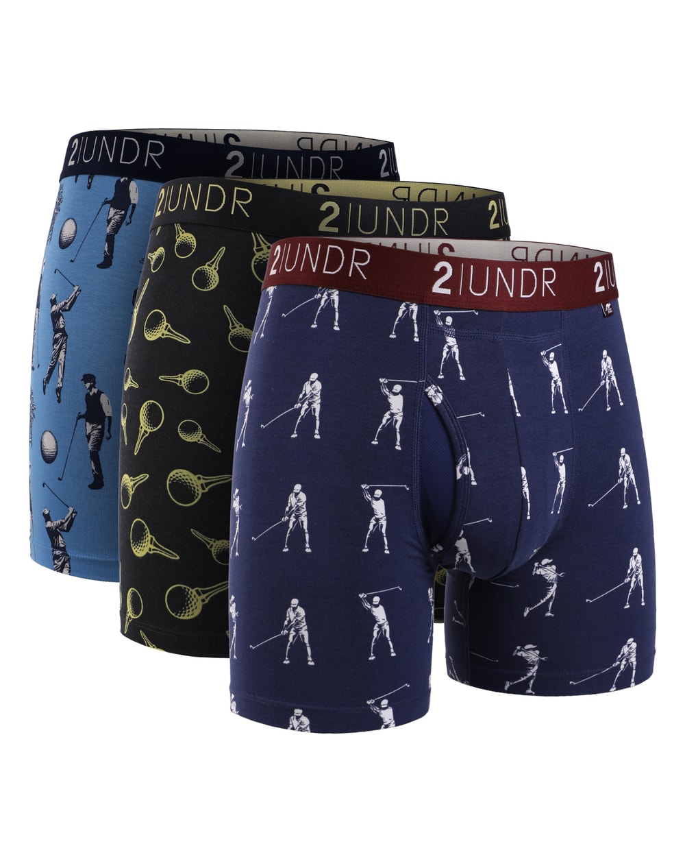 2UNDR Swing Shift 6" Boxer Brief 3 Pack
