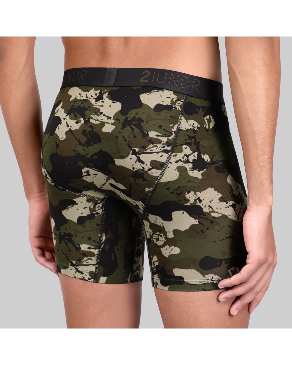 2UNDR Swing Shift Boxer Brief - Army