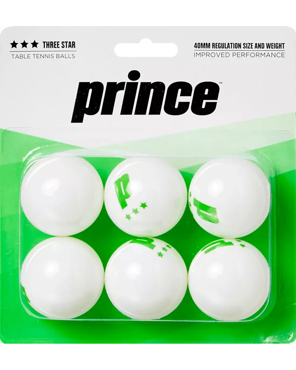 3 Star Table Tennis Ball - 6 Pack