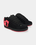 DC Women's Court Graffik Shoes in Black/Hot Pink