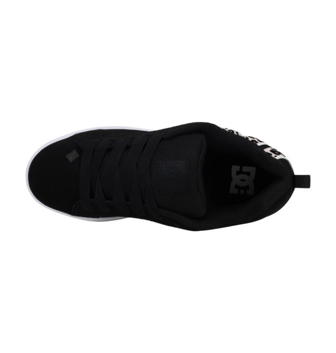 DC Women's Court Graffik Shoes in Black/Leopard