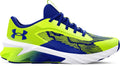 Under Armour Boys' Grade School UA Charged Scramjet 4 Running Shoes Yellow - lateral view