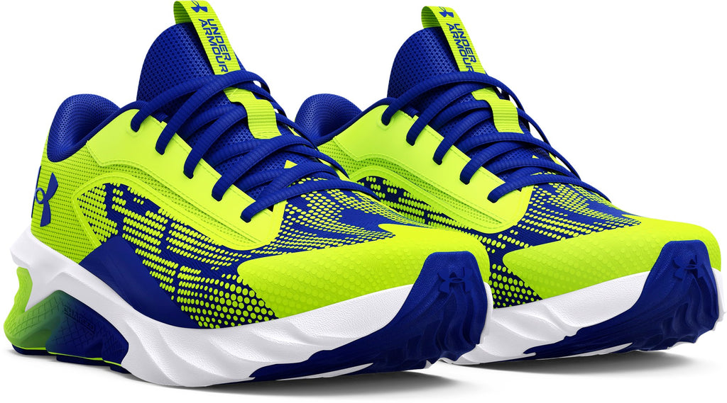 Under Armour Boys' Grade School UA Charged Scramjet 4 Running Shoes Yellow - pair