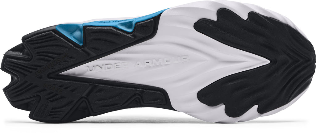 Under Armour Boys' Grade School UA Charged Scramjet 4 Colorshift Running Shoes White - outsole