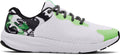 Under Armour Boys' Grade School UA Charged Pursuit 2 Big Logo Running Shoes White - lateral view