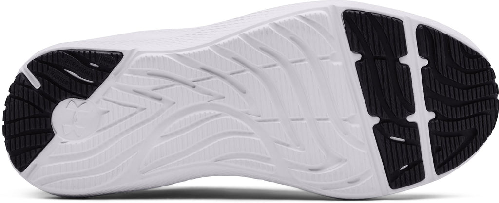 Under Armour Boys' Grade School UA Charged Pursuit 2 Big Logo Running Shoes White - outsole