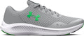 Under Armour Boys' Grade School UA Charged Pursuit 3 Running Shoes Grey - lateral view