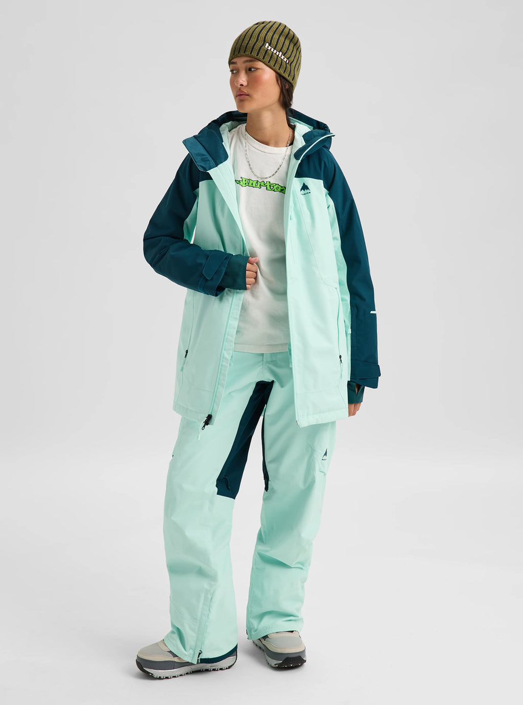 Burton Women's Reserve 2L Insulated Jacket - ATLANTIC TEAL/SPRING FROST