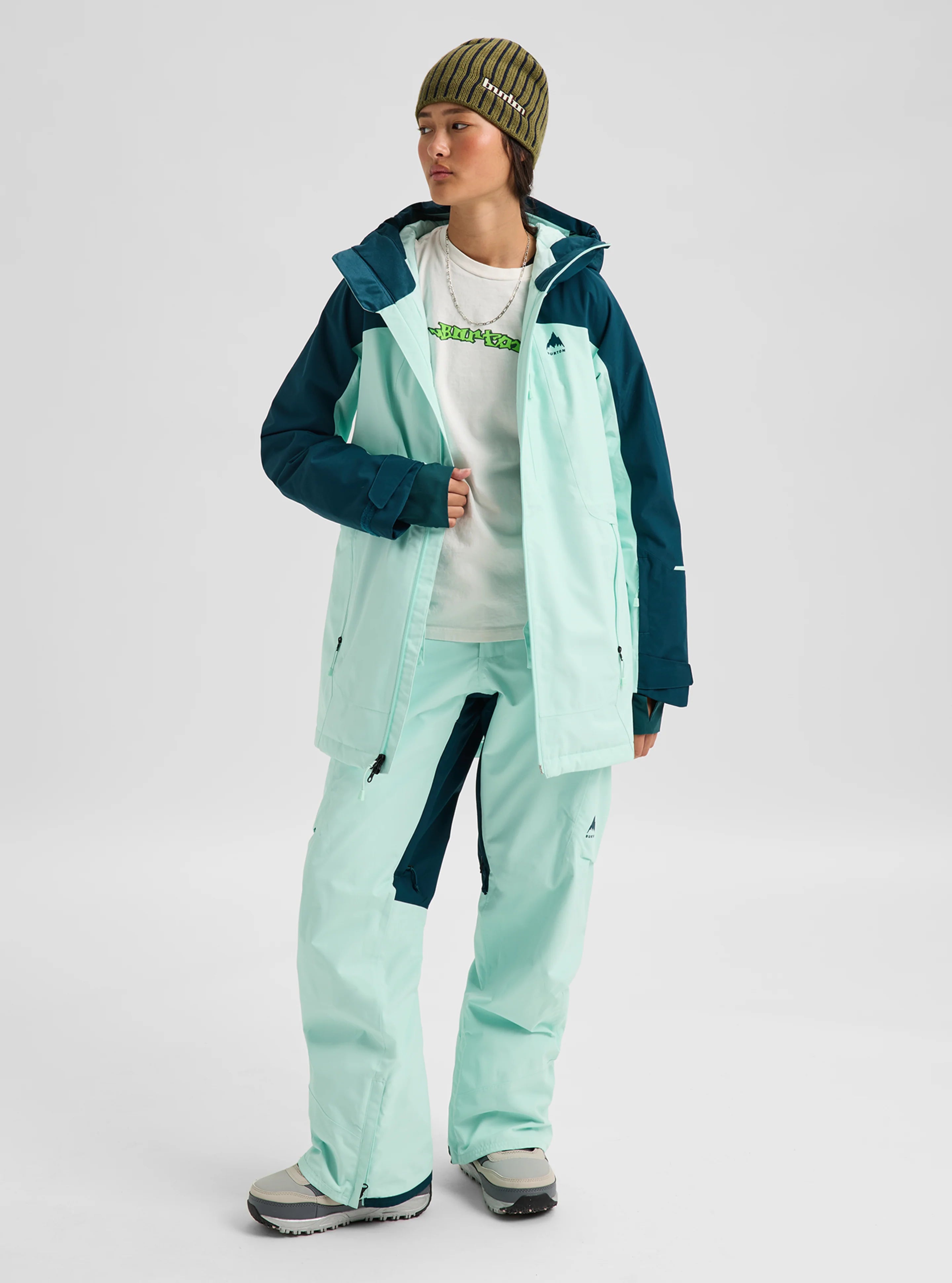 Burton Women's Reserve 2L Insulated Jacket - ATLANTIC TEAL/SPRING FROST