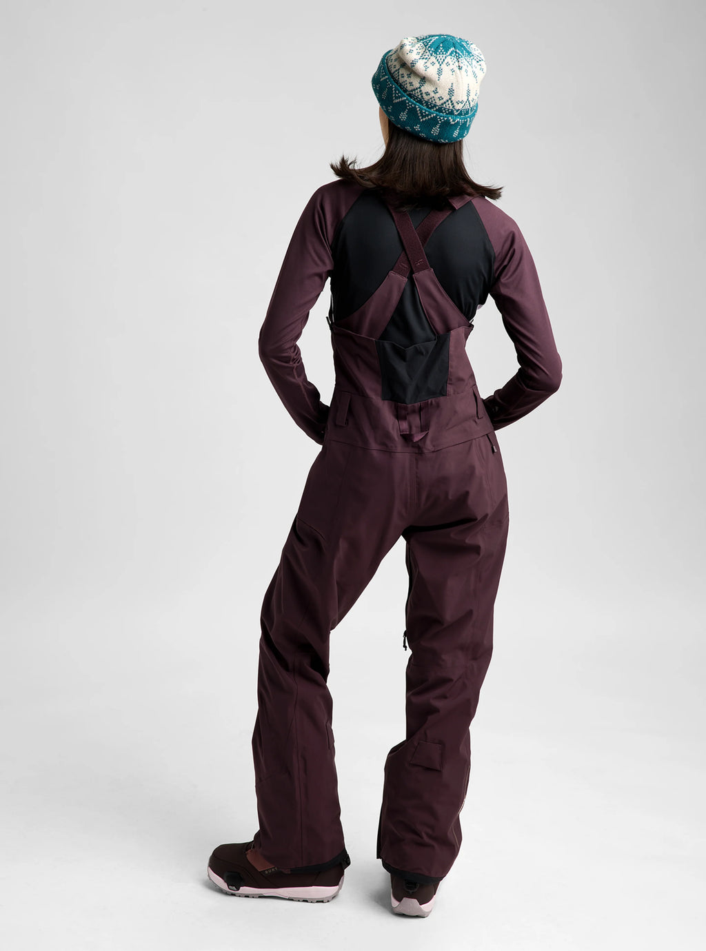 Burton Women's Reserve 2L Stretch Bib Pants - BEAR HUG BROWN
