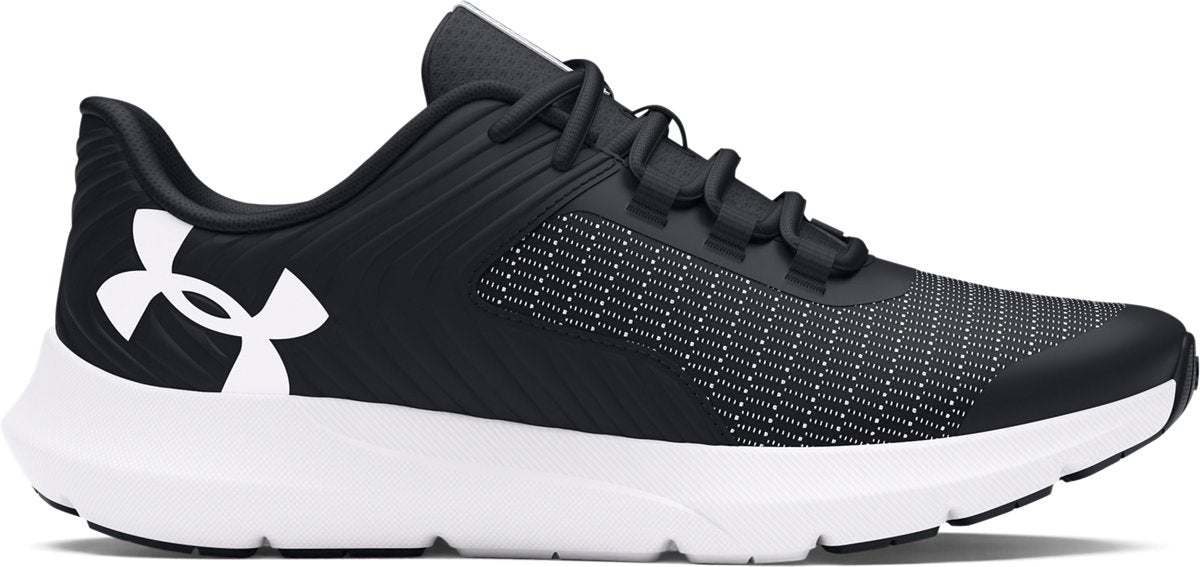 Under Armour Boys' Grade School Outhustle 2 Running Shoes - Black/White