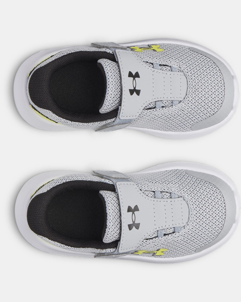 Under Armour Boys' Infant Surge 4 AC Running Shoes - Mod Gray/Black/Lumin Yellow