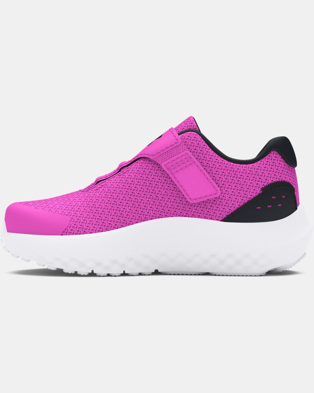 Under Armour Girl's Infant Surge 4 AC Running Shoes - Vivid Magenta/Black/Stellar Pink