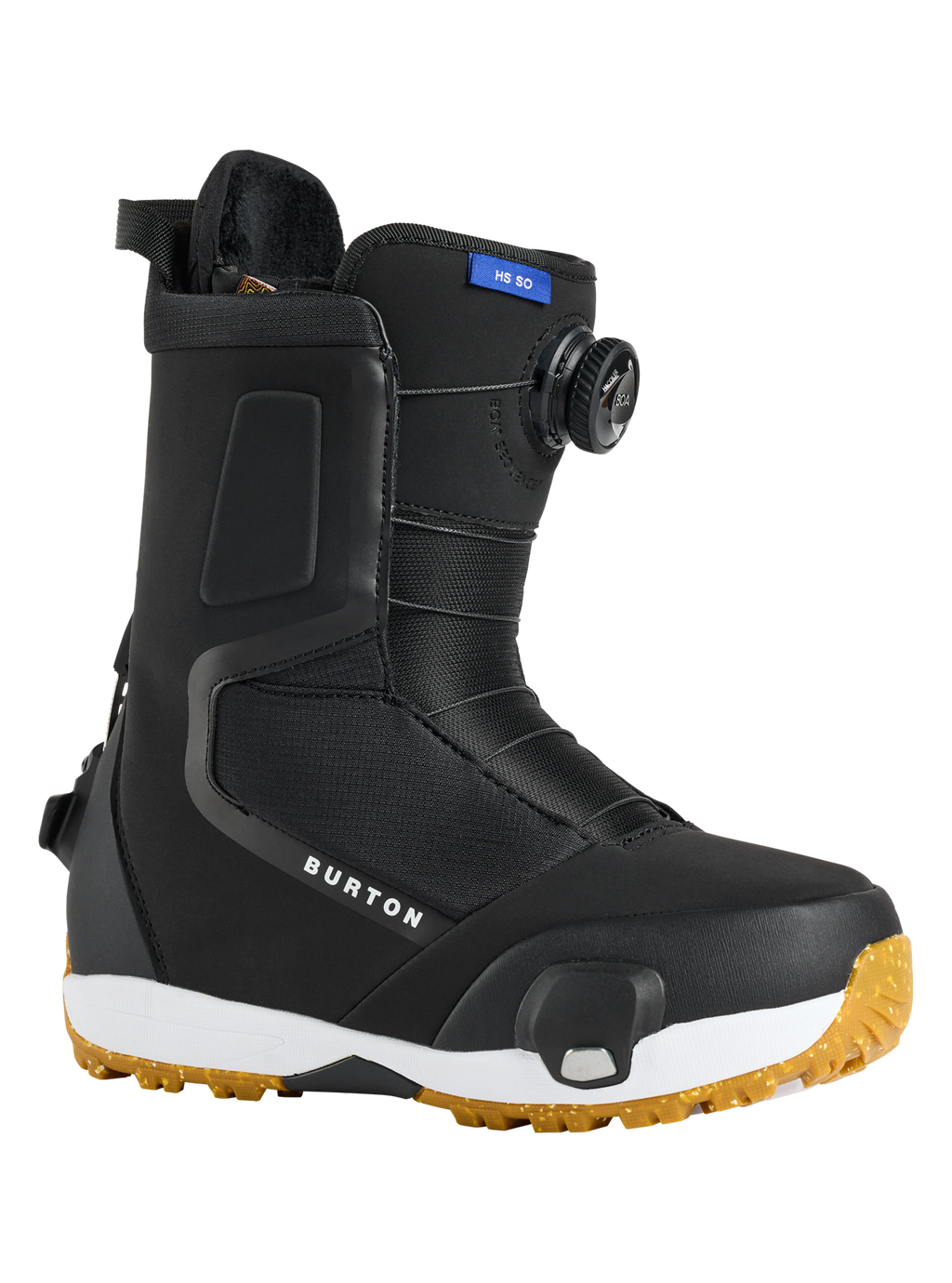 Burton Women's Highshot Step On Snowboard Boots in Black - outside profile