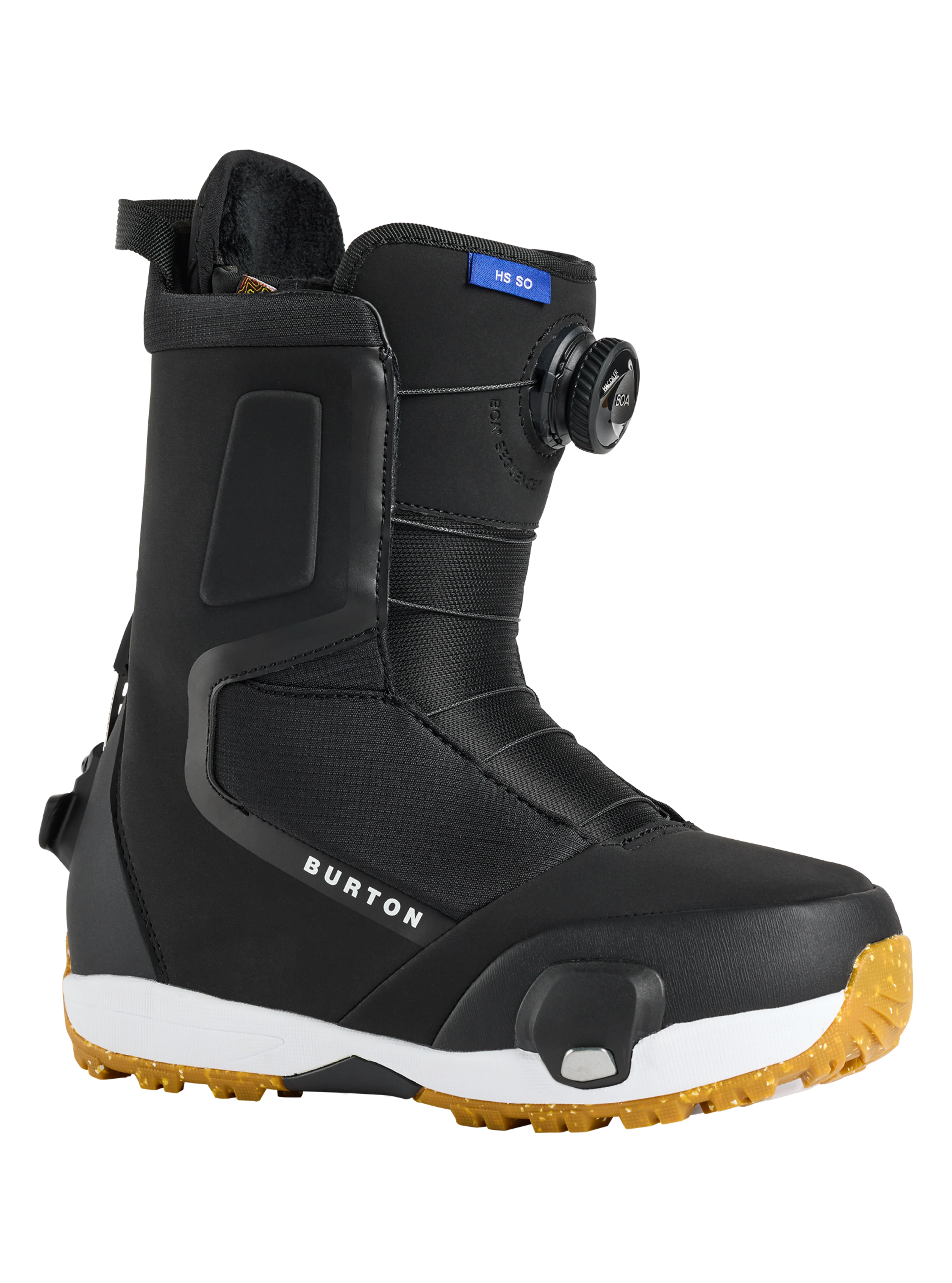 Burton Women's Highshot Step On Snowboard Boots in Black - outside profile