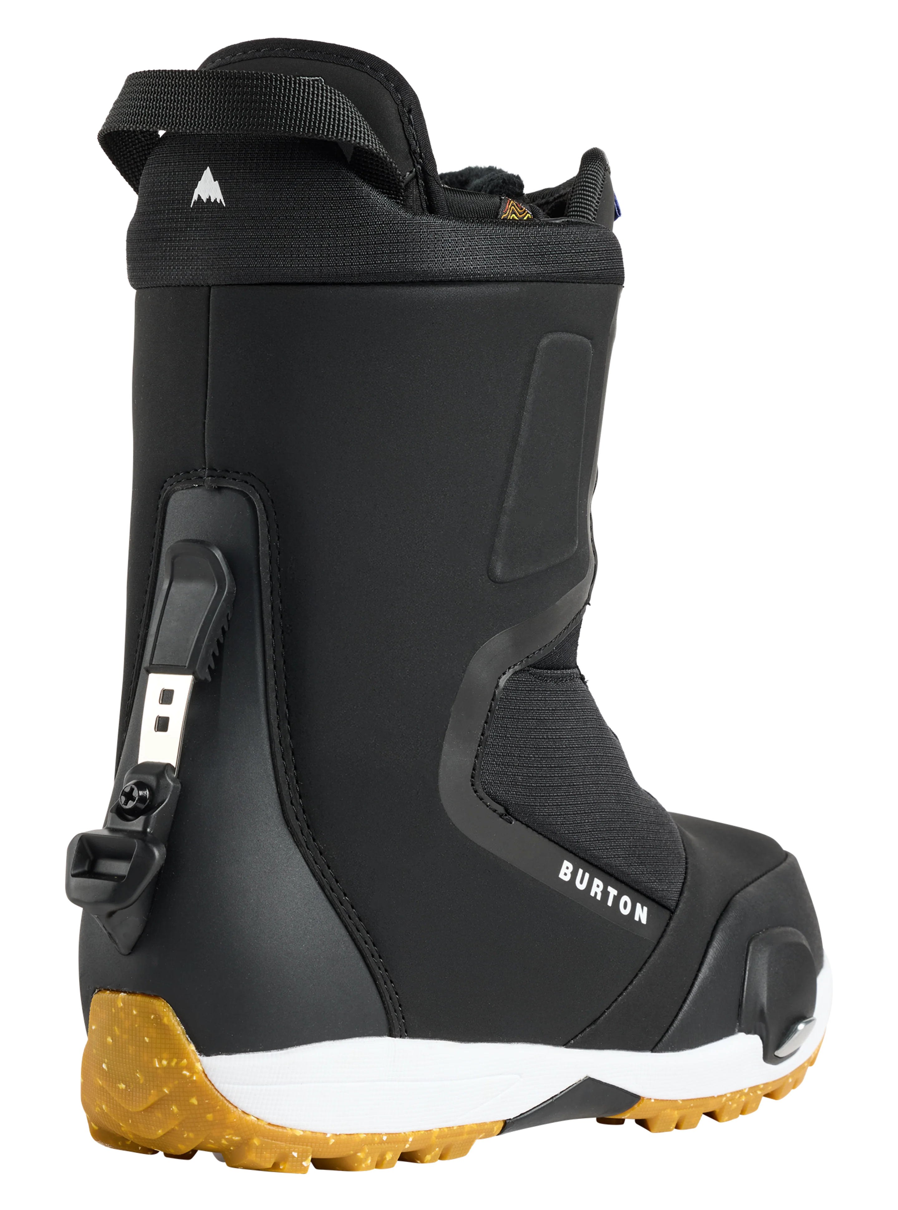 Burton Women's Highshot Step On Snowboard Boots in Black - rear three-quarter