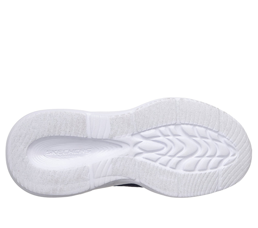 Skechers Kids Sola Glow Shoes - Navy/Multi - outsole