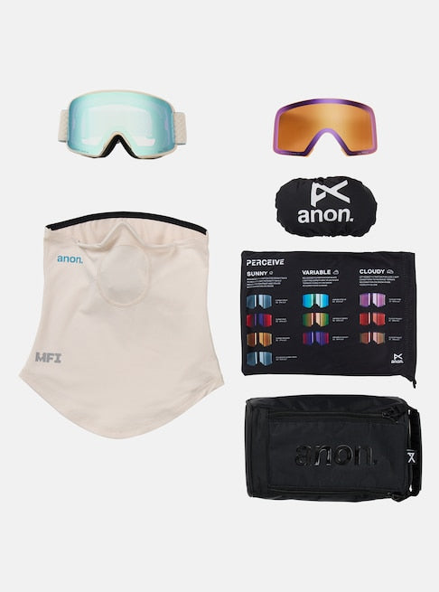 Anon M6 Goggles + Bonus Lens + MFI Face Mask