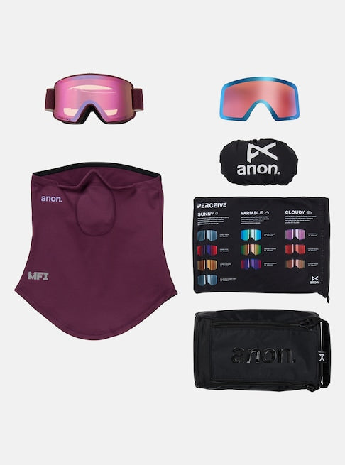 Anon M6 Goggles + Bonus Lens + MFI Face Mask