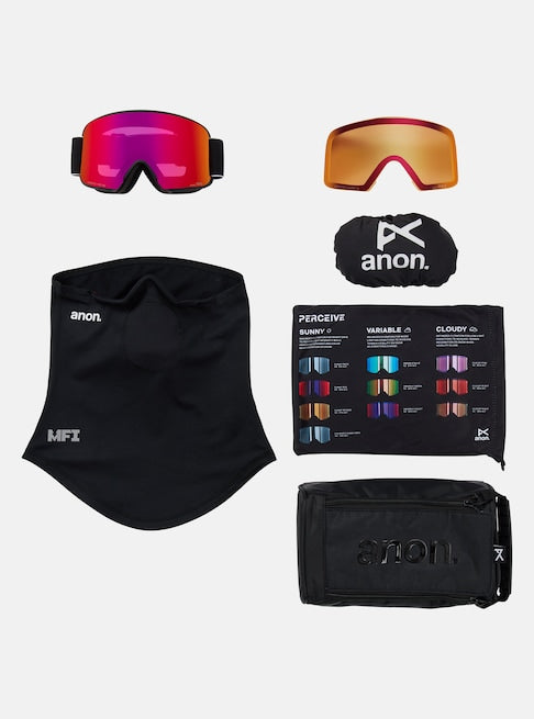 Anon M6 Goggles + Bonus Lens + MFI Face Mask