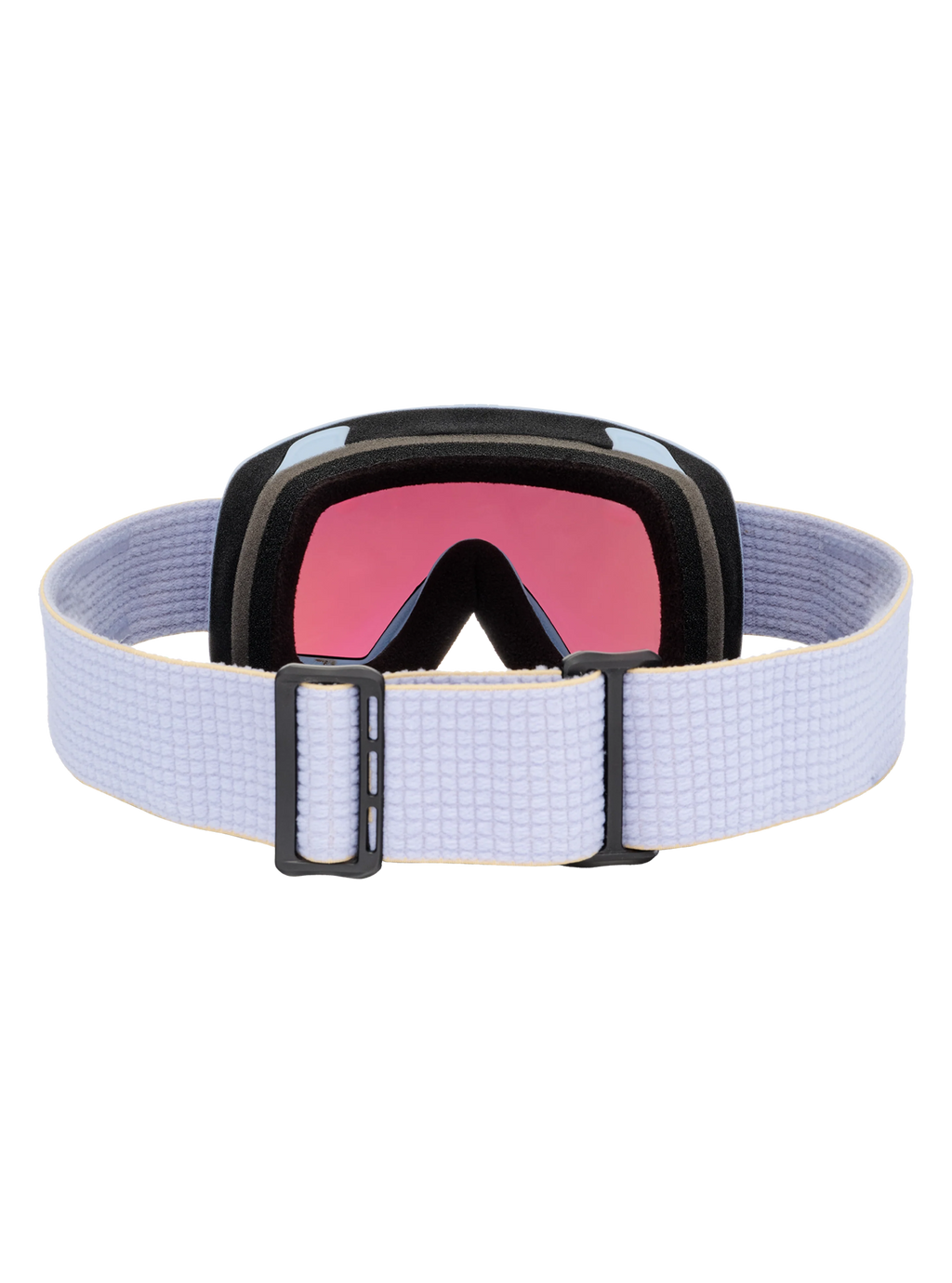 Anon M6S Goggles + Bonus Lens + MFI Face Mask - Airstream Blue/Sunny Onyx, strap and lens back view