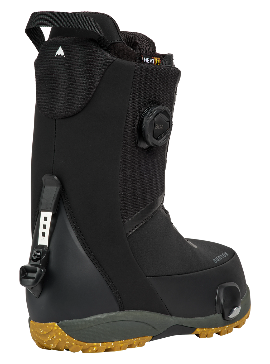 Burton Men's Waverange Plus Step On Snowboard Boots in Black - rear three-quarter
