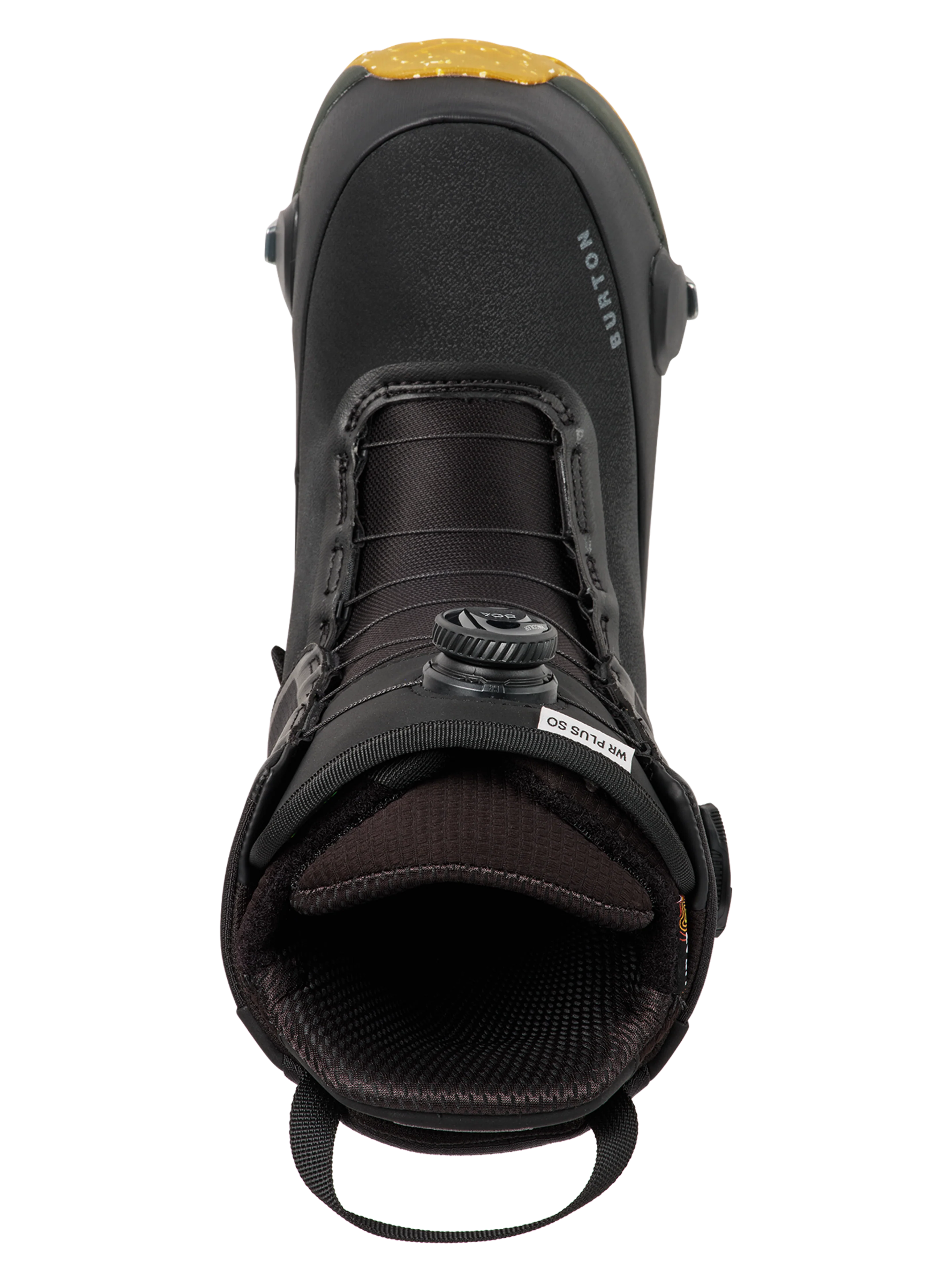 Burton Men's Waverange Plus Step On Snowboard Boots in Black - top-down view