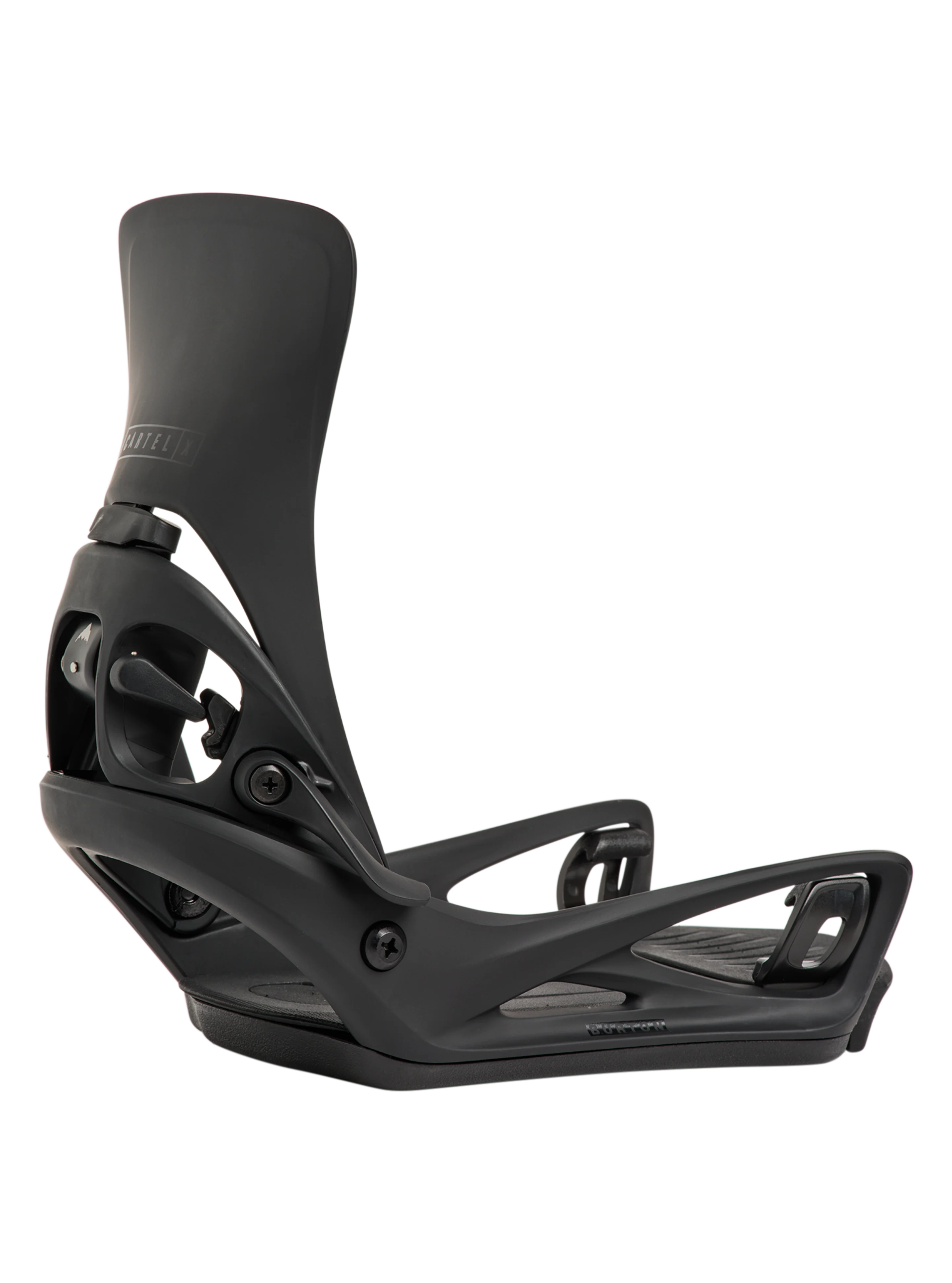 Burton Men's Step On Cartel X Snowboard Bindings - Black - three-quarter