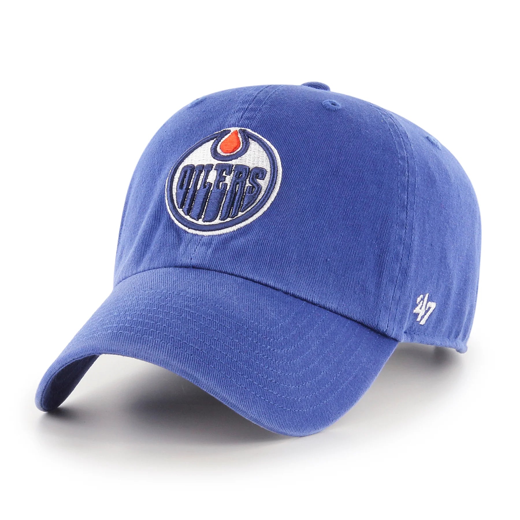 '47 Brand Edmonton Oilers Clean Up Adjustable Hat