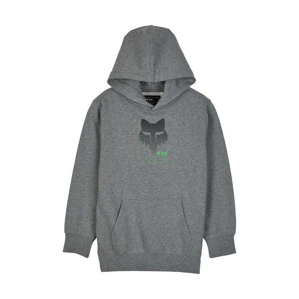 Fox Youth Dispute Pullover Hoodie - Heather Graphite Grey - Front