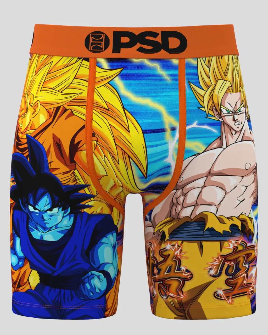PSD Dragon Ball Z - Goku Stages Boxer Briefs