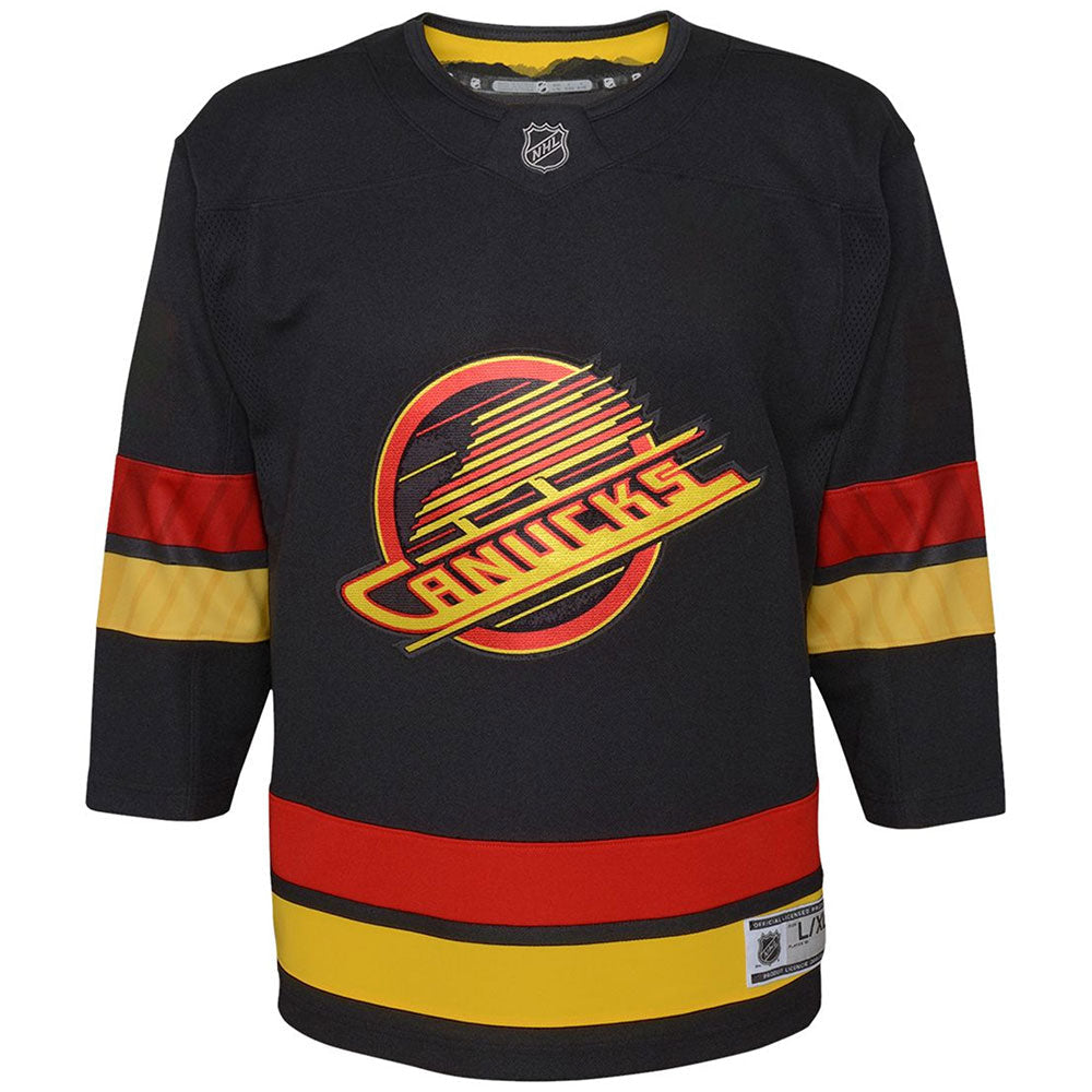 Outerstuff Vancouver Canucks Premium Youth Black Skate Alternate