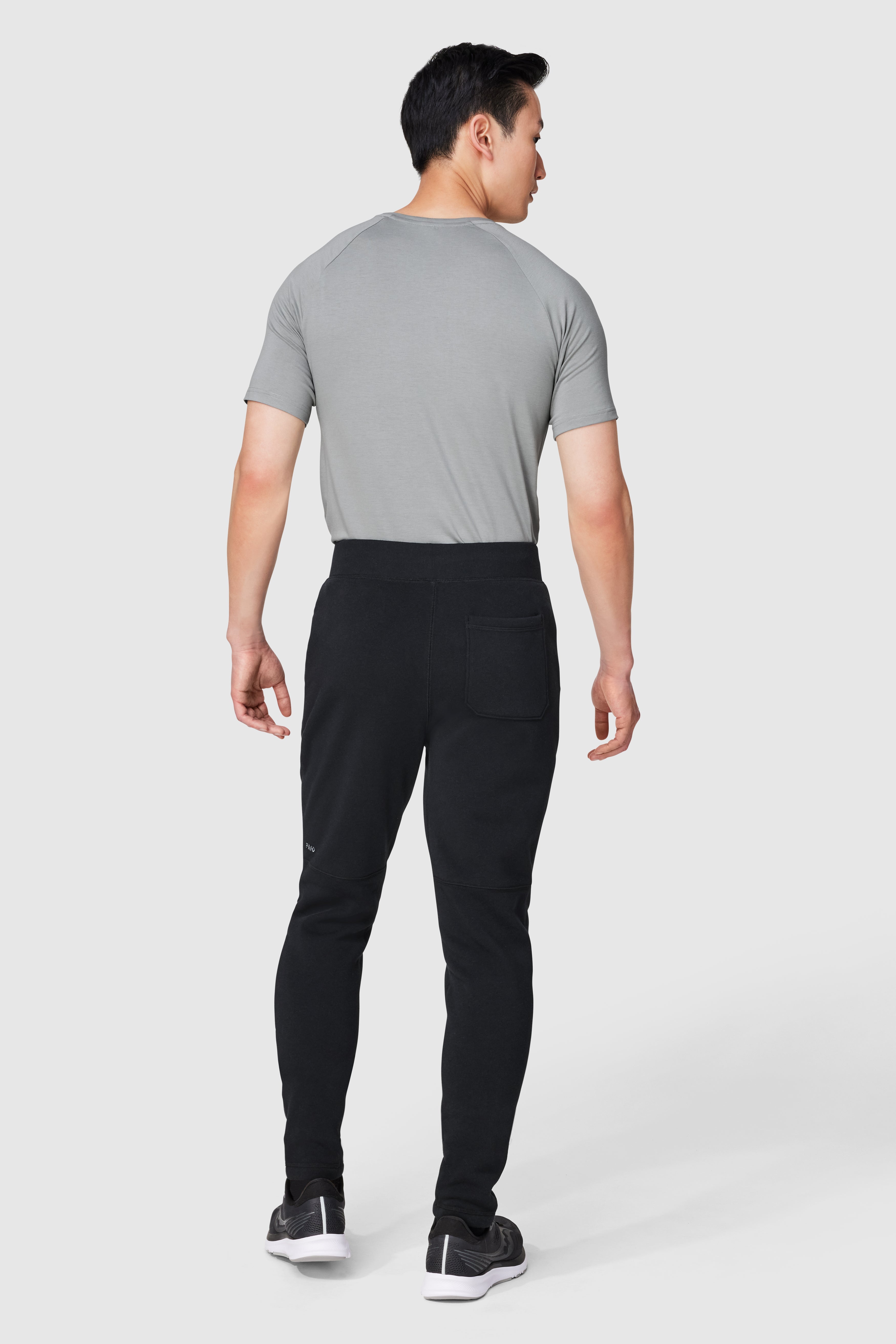 FWD Men's All Year Cuffed Jogger - Black Beauty - Back