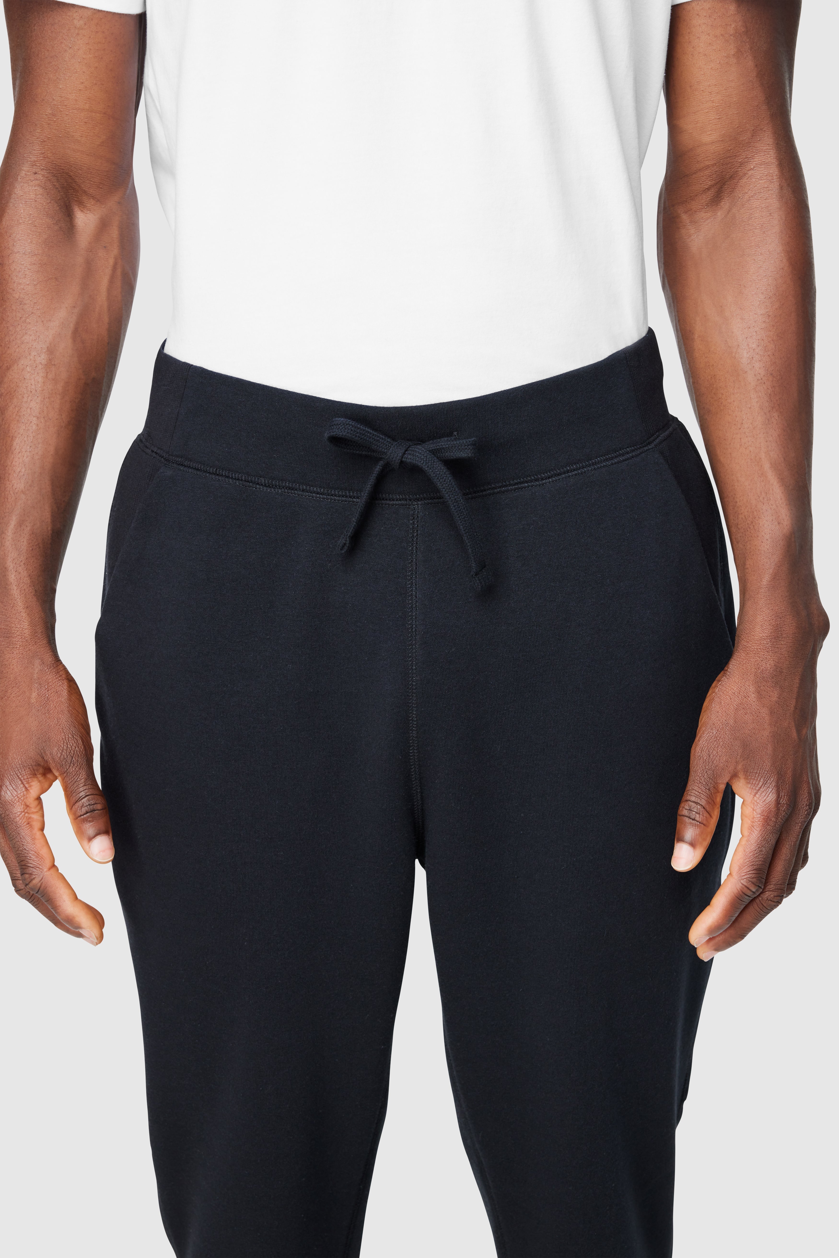 FWD Men's All Year Cuffed Jogger - Black Beauty - Detail