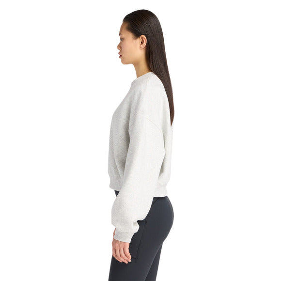 New Balance Women's Linear Heritage Fleece Crew Neck