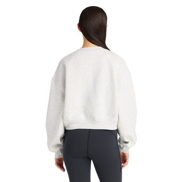 New Balance Women's Linear Heritage Fleece Crew Neck