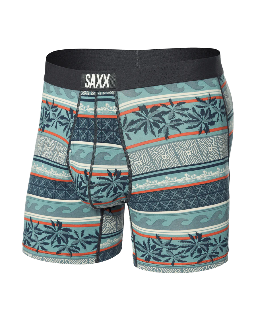 Ultra Boxer Brief - Beach Shack Stripe - Teal