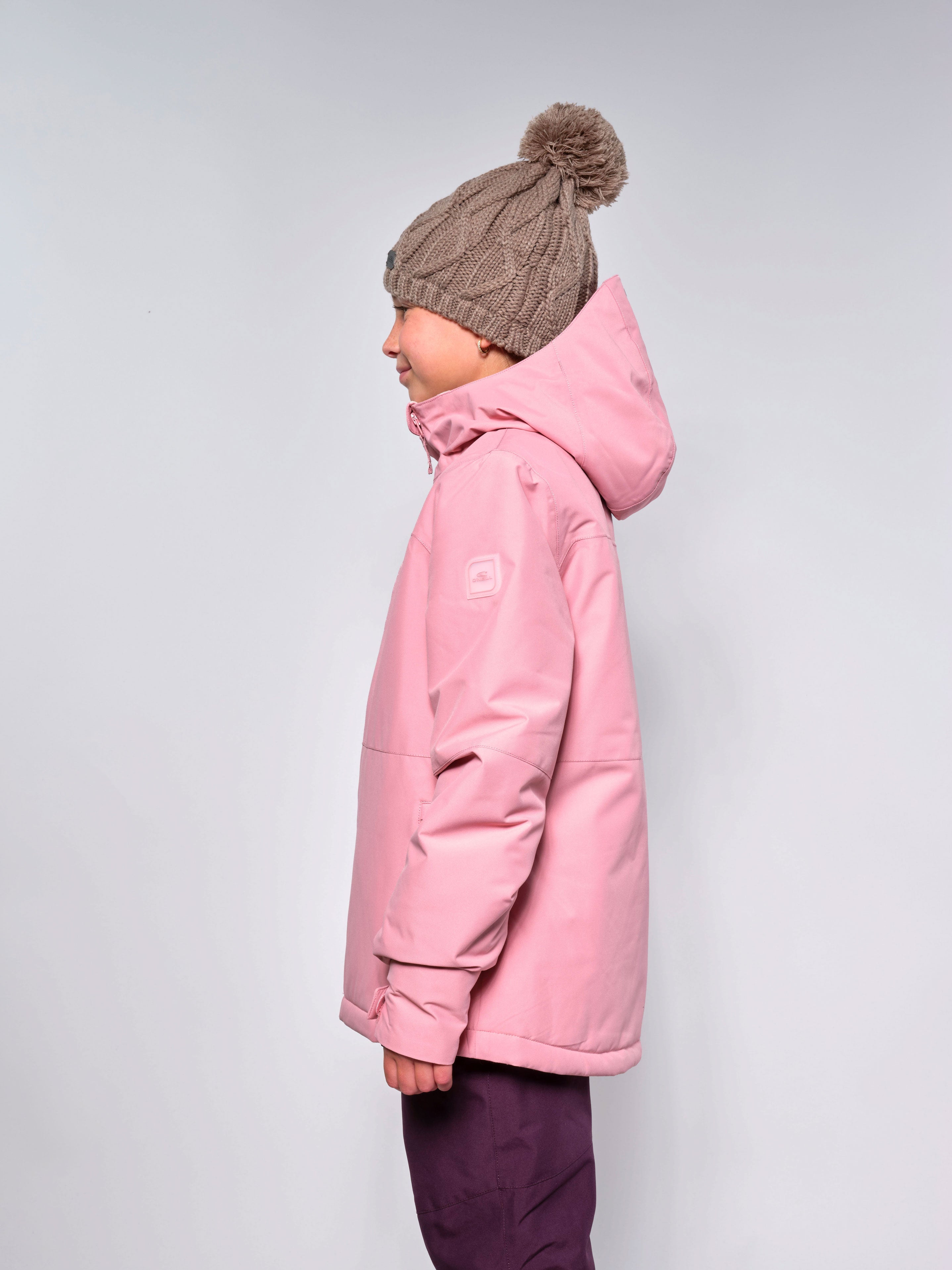 O'Neill Girls' Lite Snow Jacket Genuine Pink - side