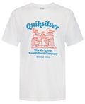 Quiksilver Boys' Shoppe Short Sleeve T-Shirt - Off White - front