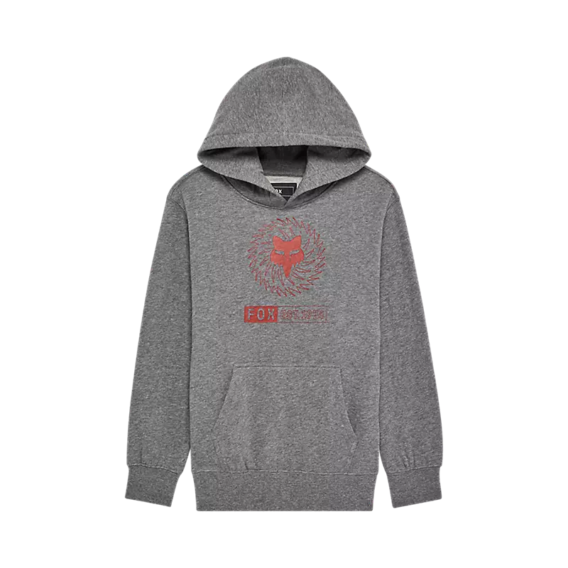 Fox Youth Kairos Pullover Hoodie - Heather Graphite