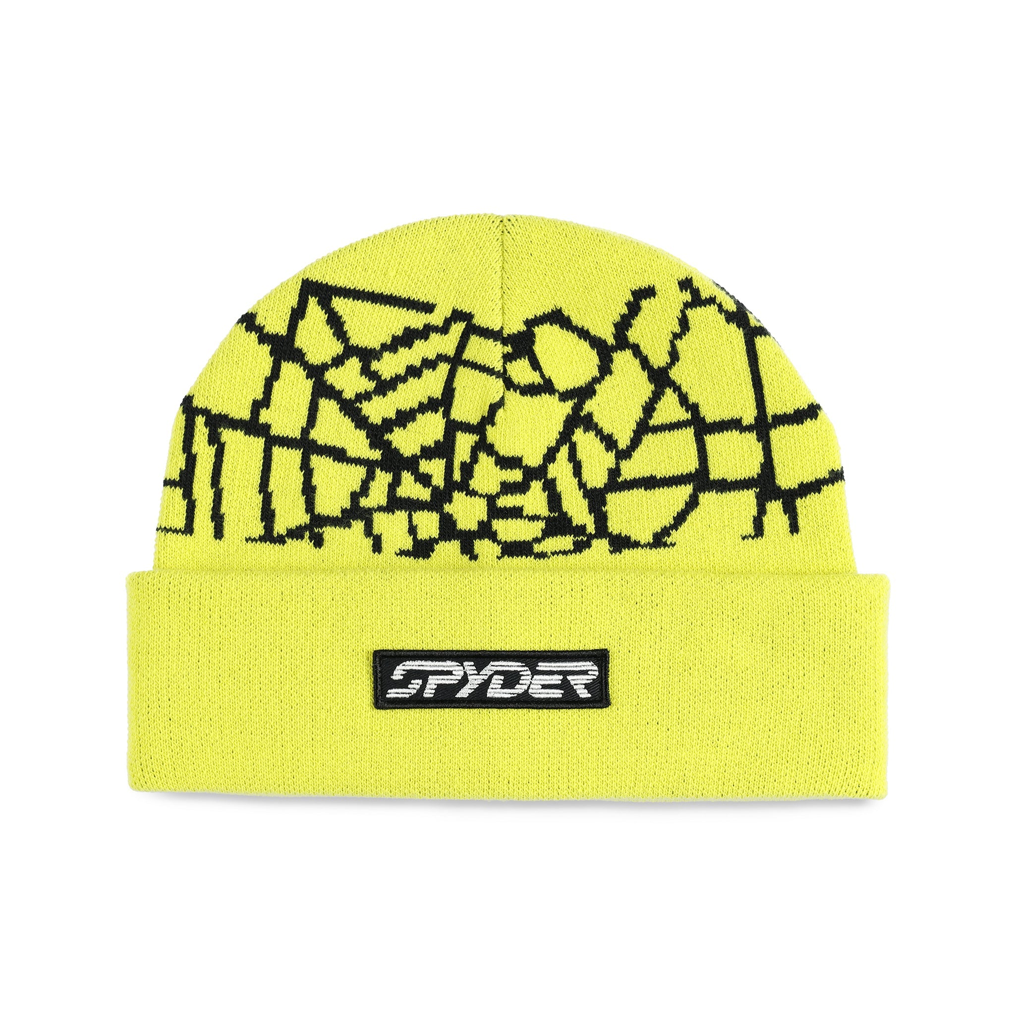 Spyder Kids' Nebula Hat - Acid Yellow - front