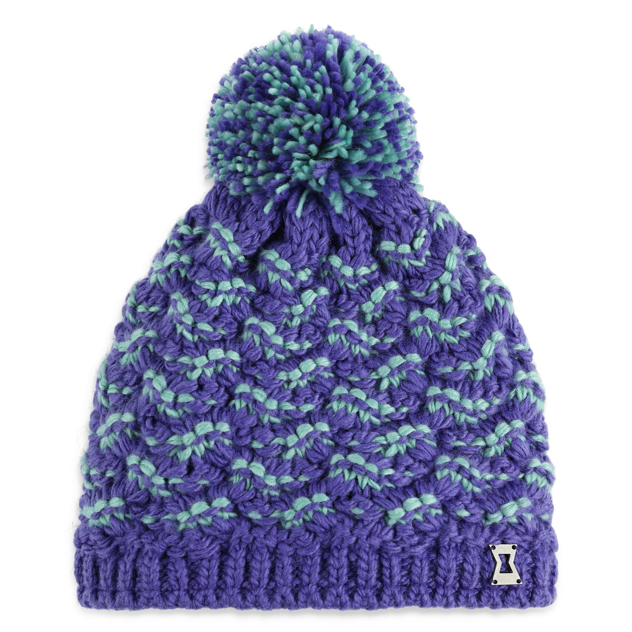 Spyder Girls' Brrr Berry Hat - Purple Flash - front