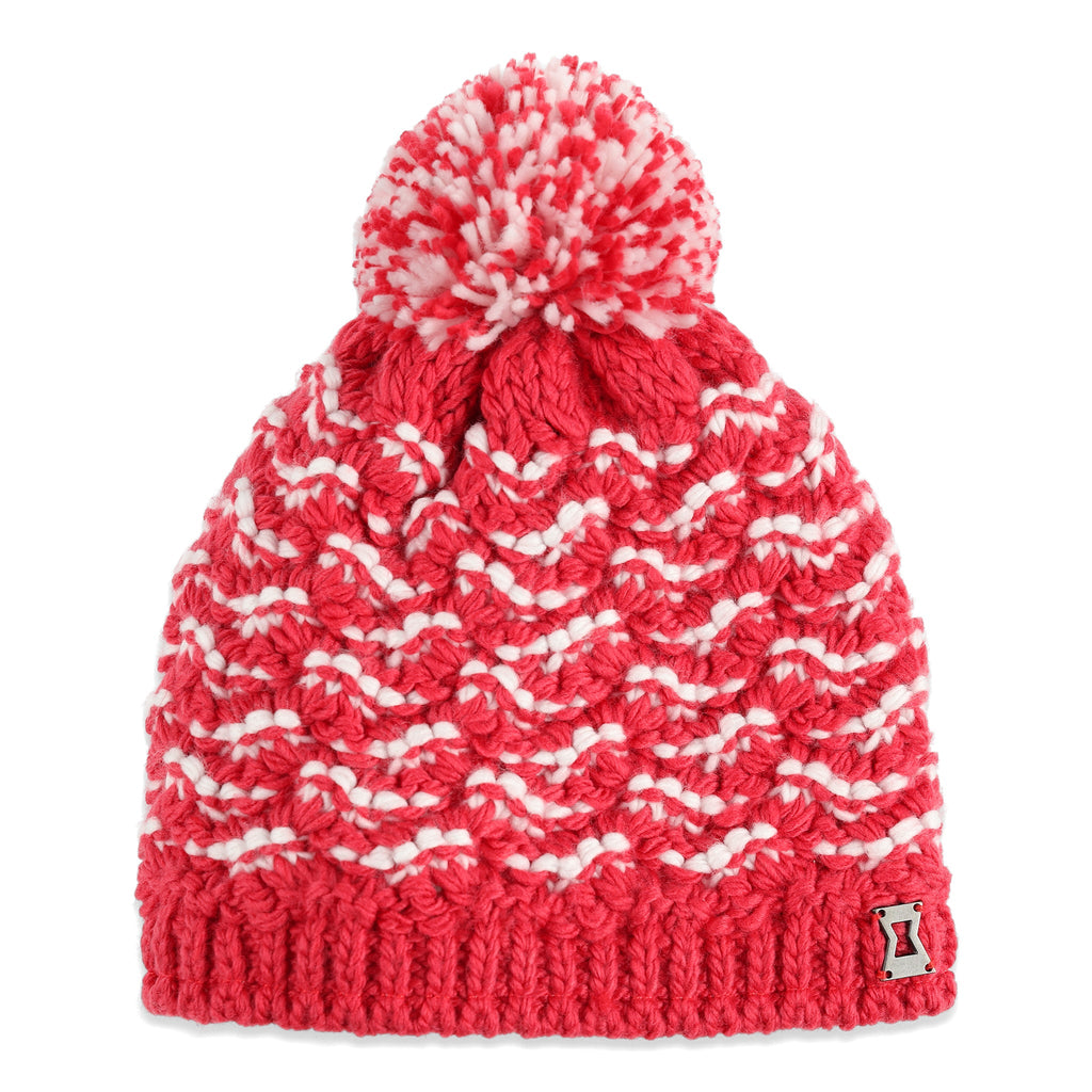 Spyder Girls' Brrr Berry Hat - Prism Pink - front