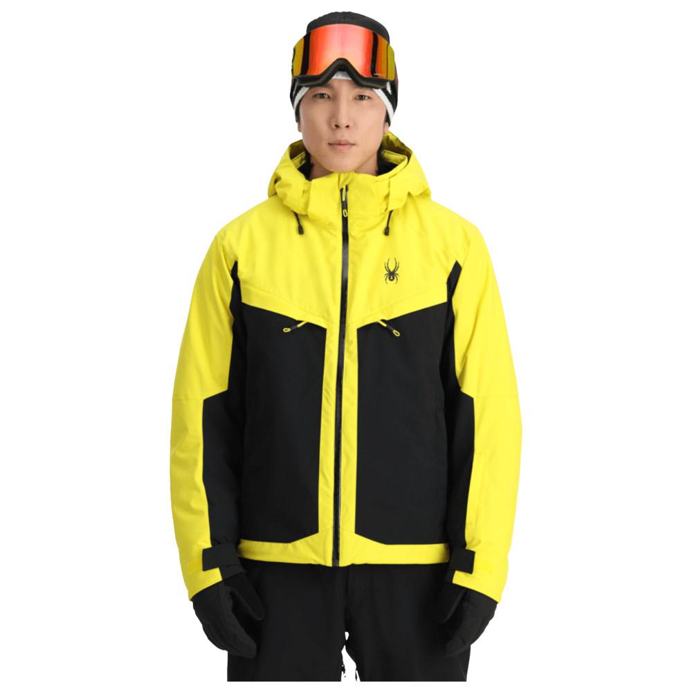 Spyder Men's Copper Jacket - Acid Yellow - front