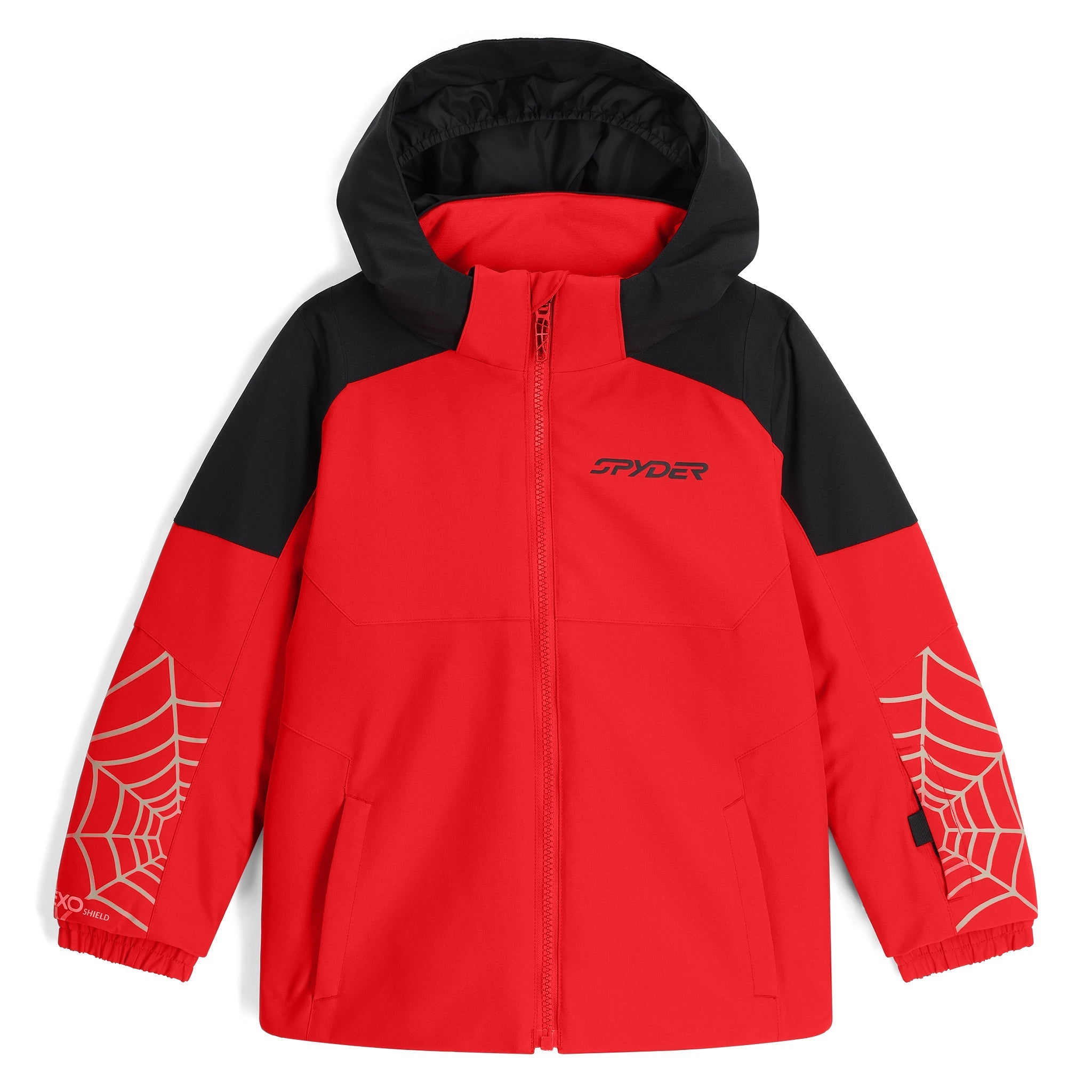 Spyder Little Boys' Challenger Jacket - Spyder Red - front