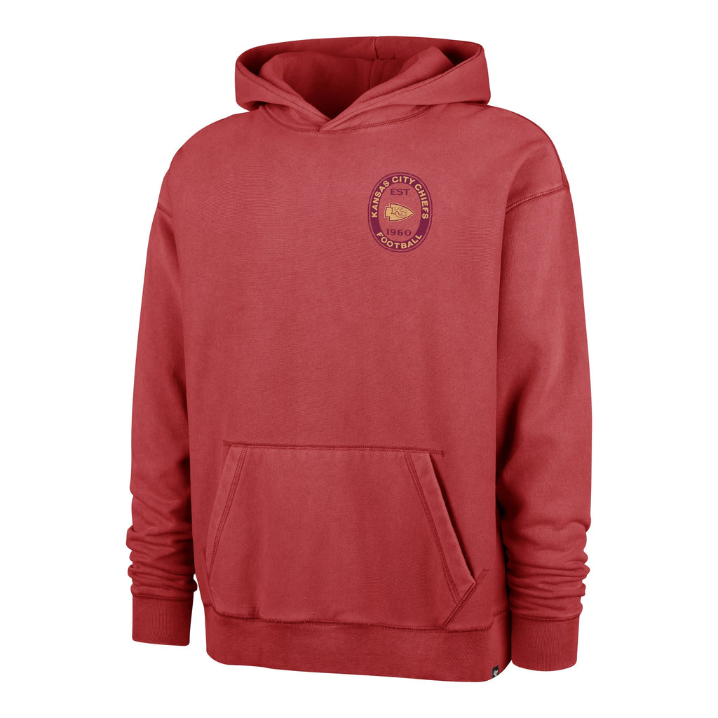 47 Brand Kansas City Chiefs Boot Path Ravine Fleece Hood