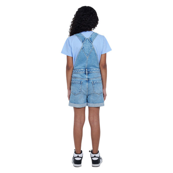 Girl's Henley Short Overall