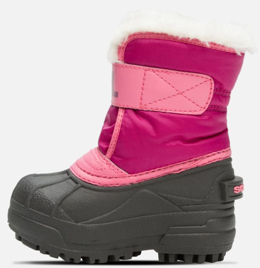 Sorel Children's Snow Commander Boot - Tropic Pink/Deep Blush